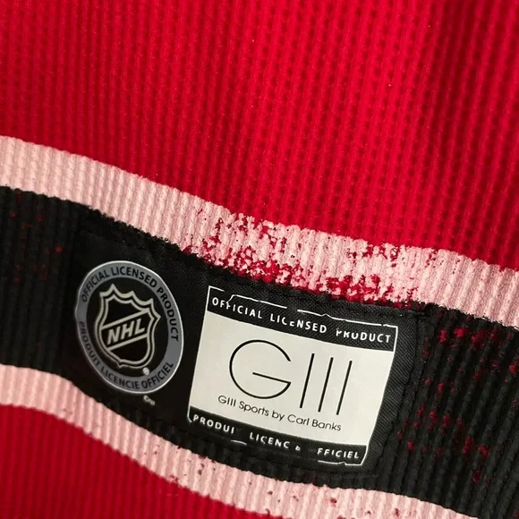 Women’s Blackhawks waffle knit long sleeve shirt size M - Picture 3 of 5